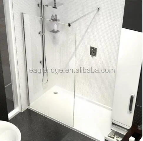 
Tempered glass free standing shower enclosure 