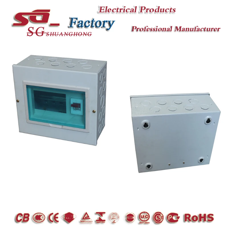 High quality Africa type MDB OEM/ODM surface mounted distribution box single phase 6 way DB BOX