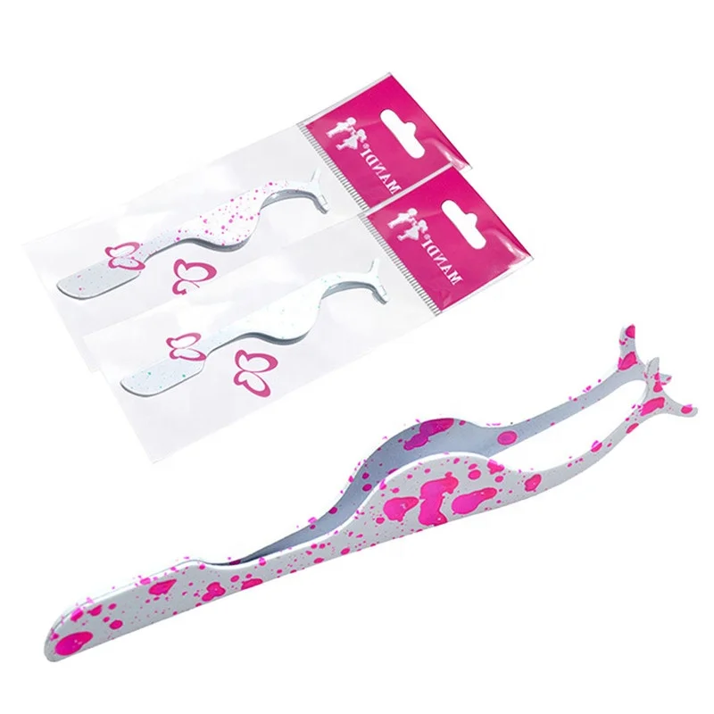 Melason Wholesale New Design Private Label Custom Eyelash Curler Applicator Clip Tools Natural  Curling Eyelashes