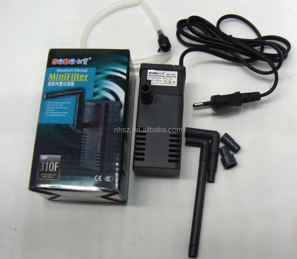 Мини-водонасосной Электрический фильтр Sobo аксессуары для дождливой трубки пластиковый аквариум внутренний аквариума