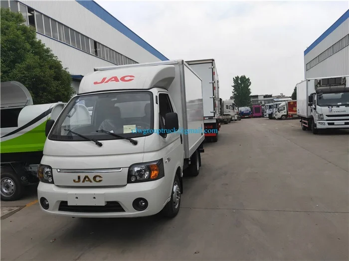 JAC small high quality 3 ton freezer refrigerator truck for sale