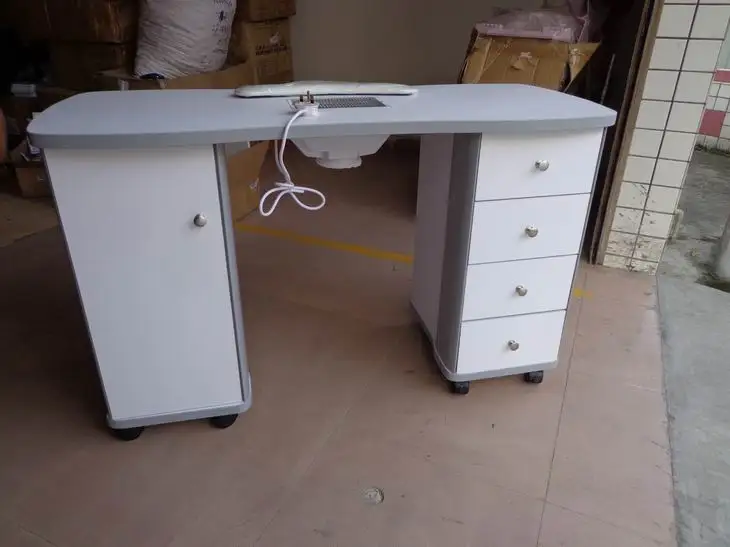 KIKI NEWGAIN Cheap Beauty Salon Furniture Portable Nail Salon Durable Manicure Table