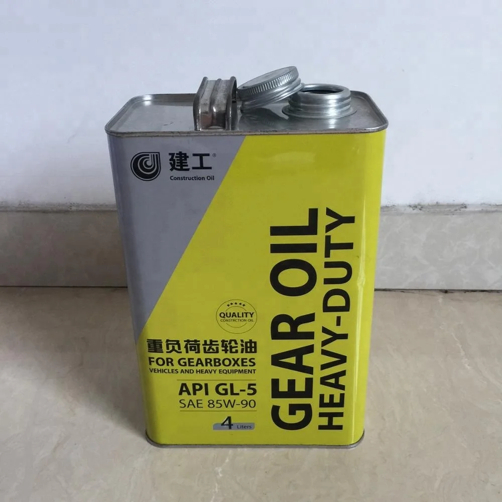 Wholesale 4 liter Rectangular F-style Paint Engine Oil tin Cans China Manufacturer