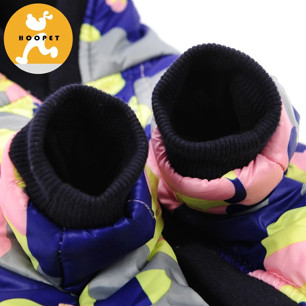 Hoopet cute ocean camouflage dog jumpsuit denim jeans