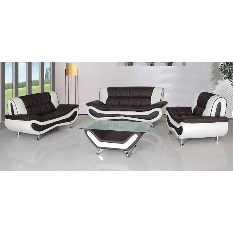Most elegant furniture modern leather sofa European style living room sofa set furniture