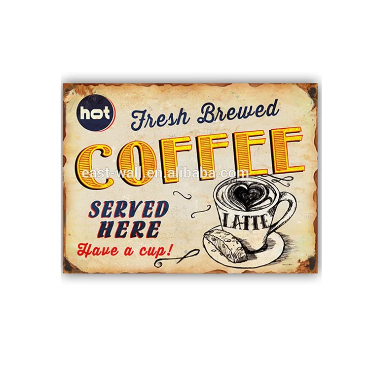 Wholesale Import Cheap Goods from China Coffee Decorating Stencil Wall Plaque
