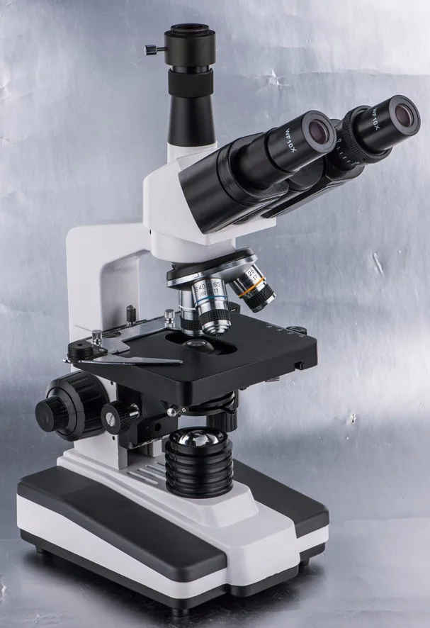 F110 Cheap Microscope Trinocular Microscope with Camera optional assembly 2500X