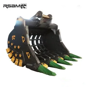 40ton excavator 100mm*100mm grid size skeleton bucket