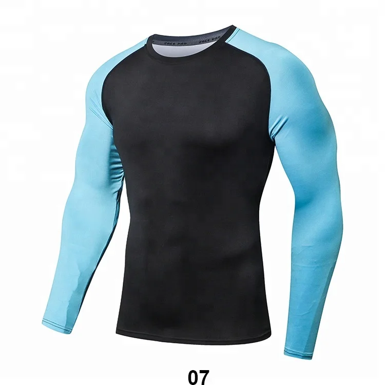 china manufacture wholesale cheap custom quick dry rash guard surf compression shirt for men