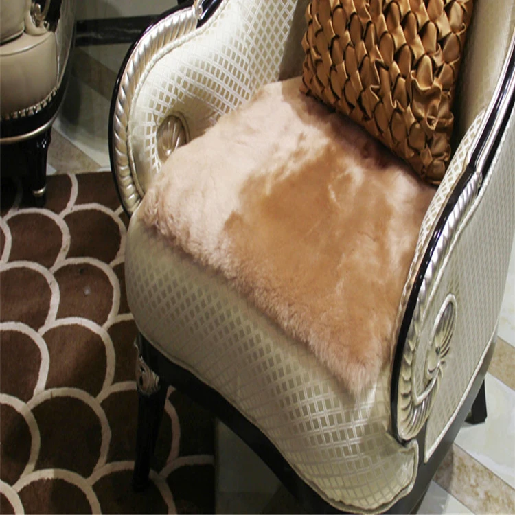 Sheepskin wool carpet mats bedroom living room sofa cushion cushion windows and pad cushions