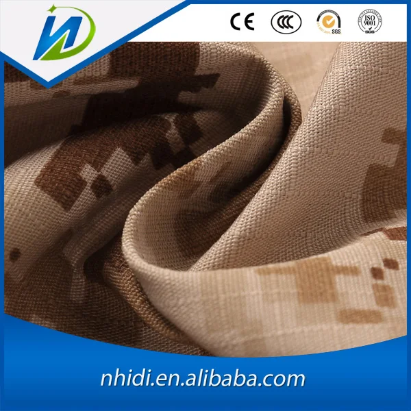 
2018 Wholesale Printed Polyester Cotton Tc Ripstop Military Camouflage Fabric 