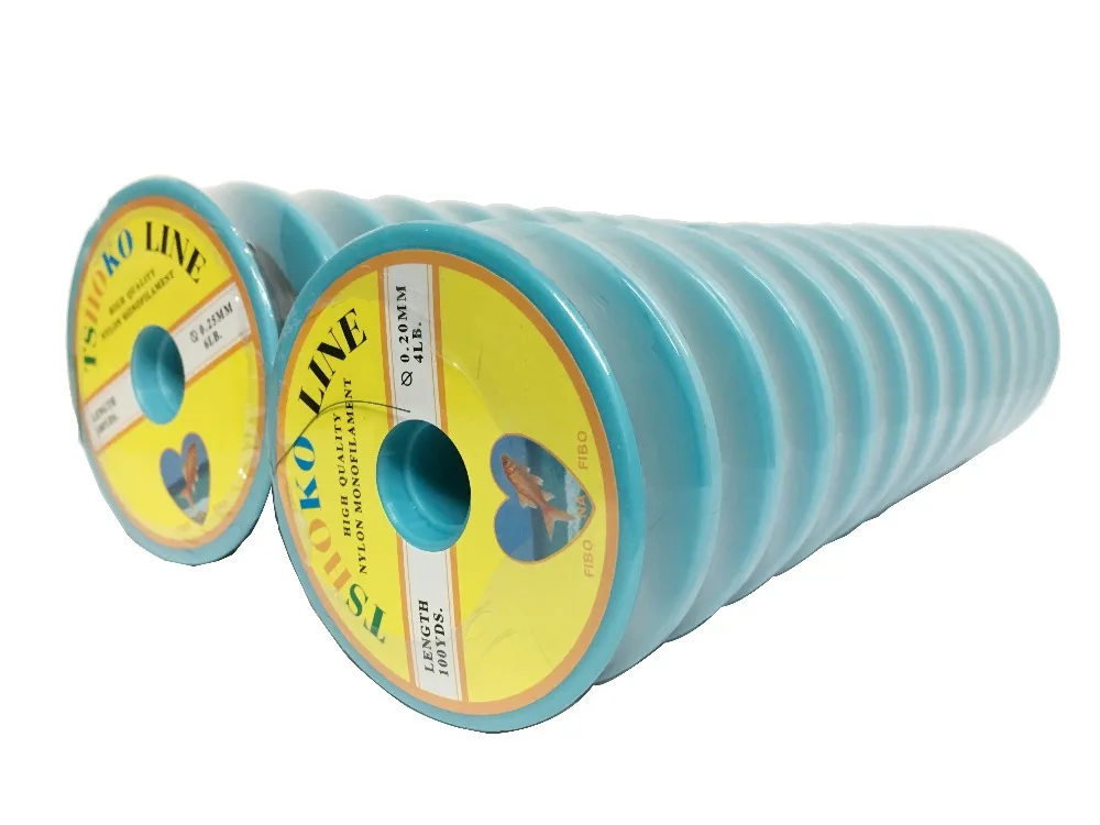 New Material China Made Nylon Mono Line 100YDS Black Color