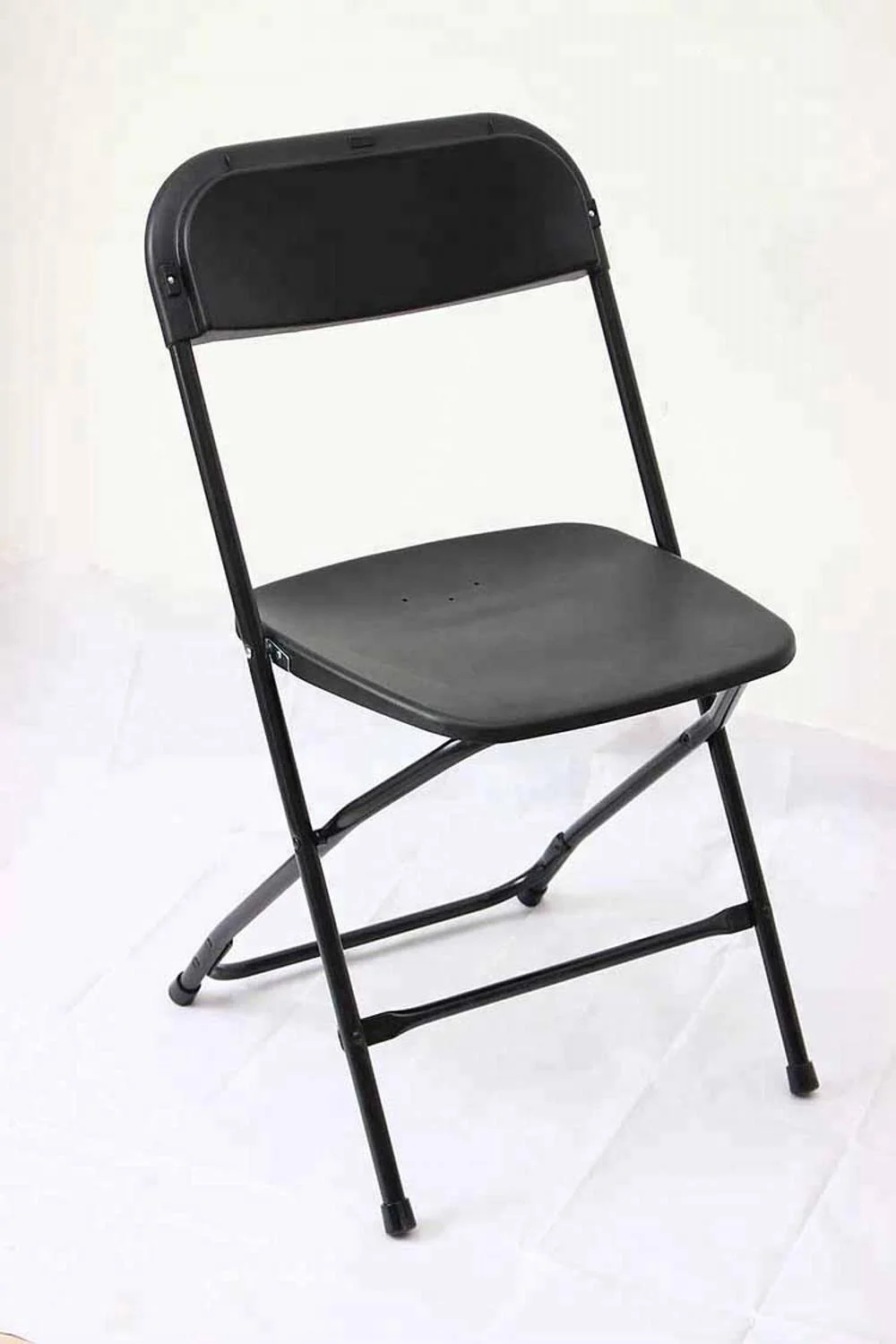 black color used metal cheap folding chair wholesale