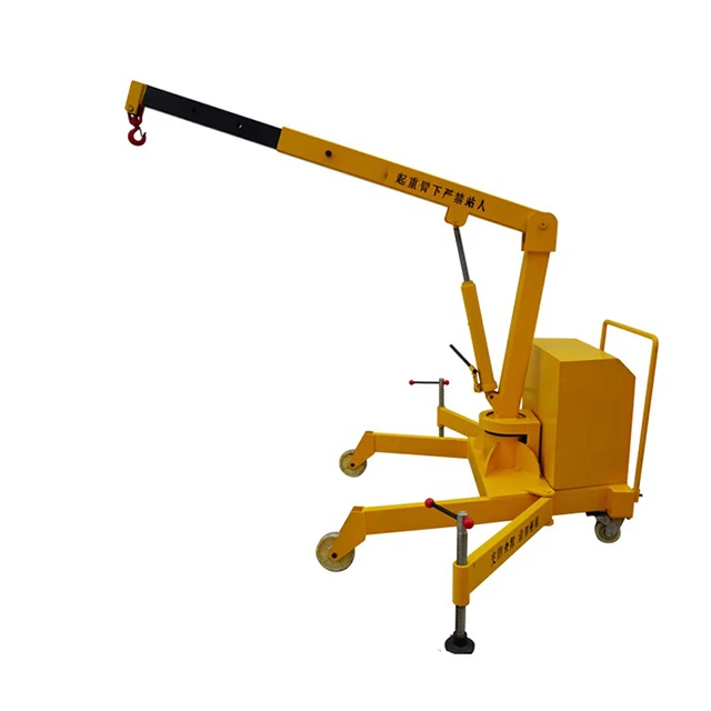 high configuration portable mini crane hoist different 500kg and 1t 2t hydraulic floor others intelligent crane