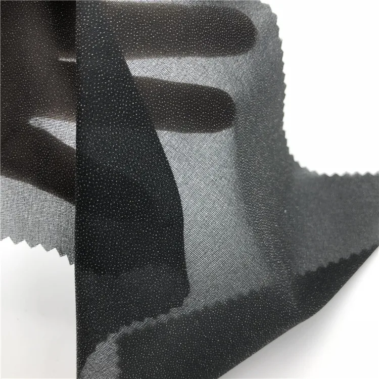 smooth 45 gsm white woven fusing interlining fusible/tailoring materials interlining