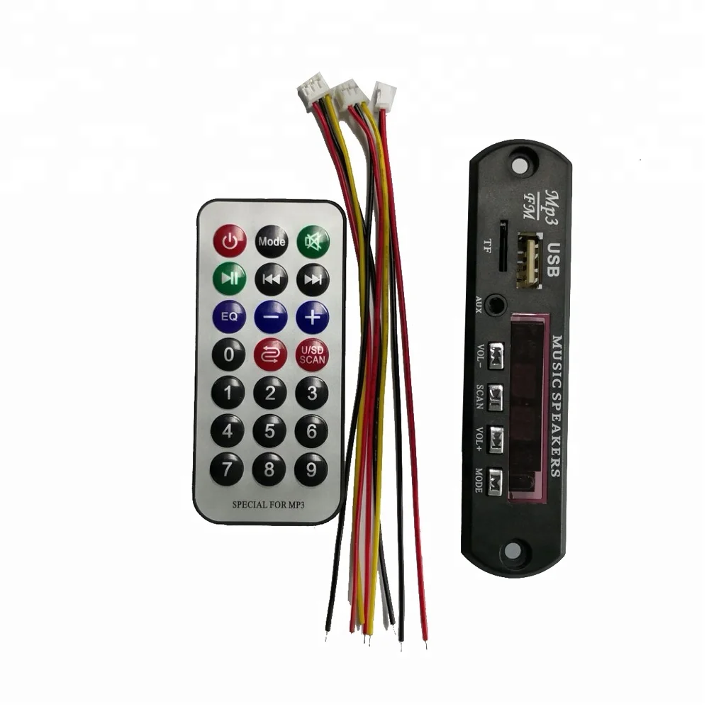 С модулем декодера TF AUX USB FM MP3