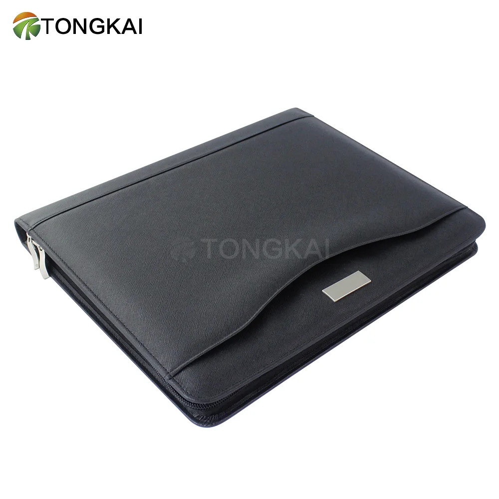 Briefcase a3 size file folder desktop folder organizer padfolio with notepad