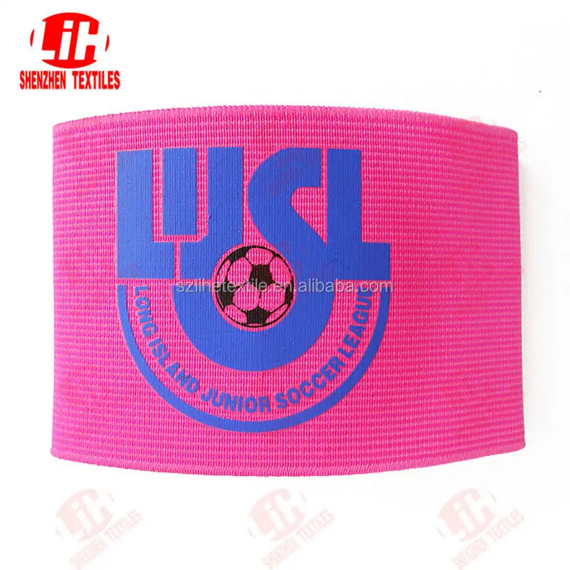 Adjustable custom football captain sport safe stretch armband