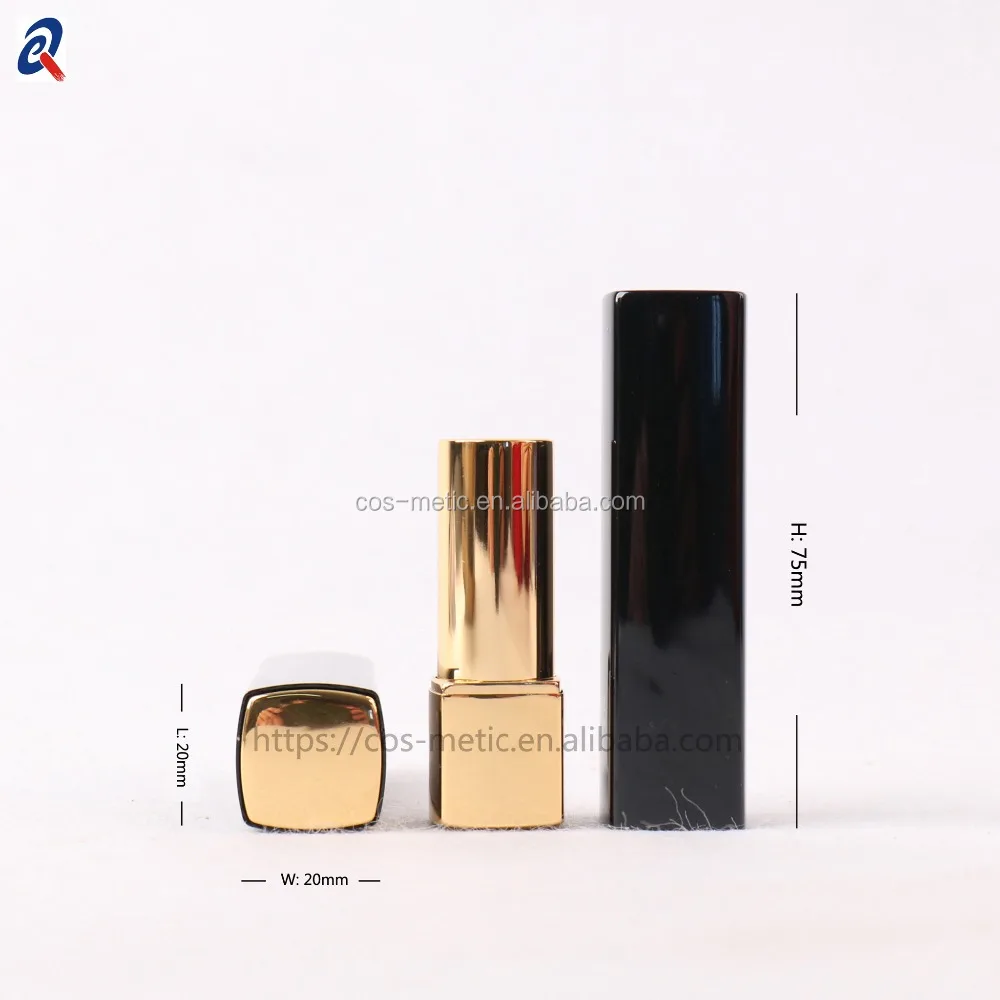 Пуш-ап закрытый алюминиевый пустой чехол для губной помады