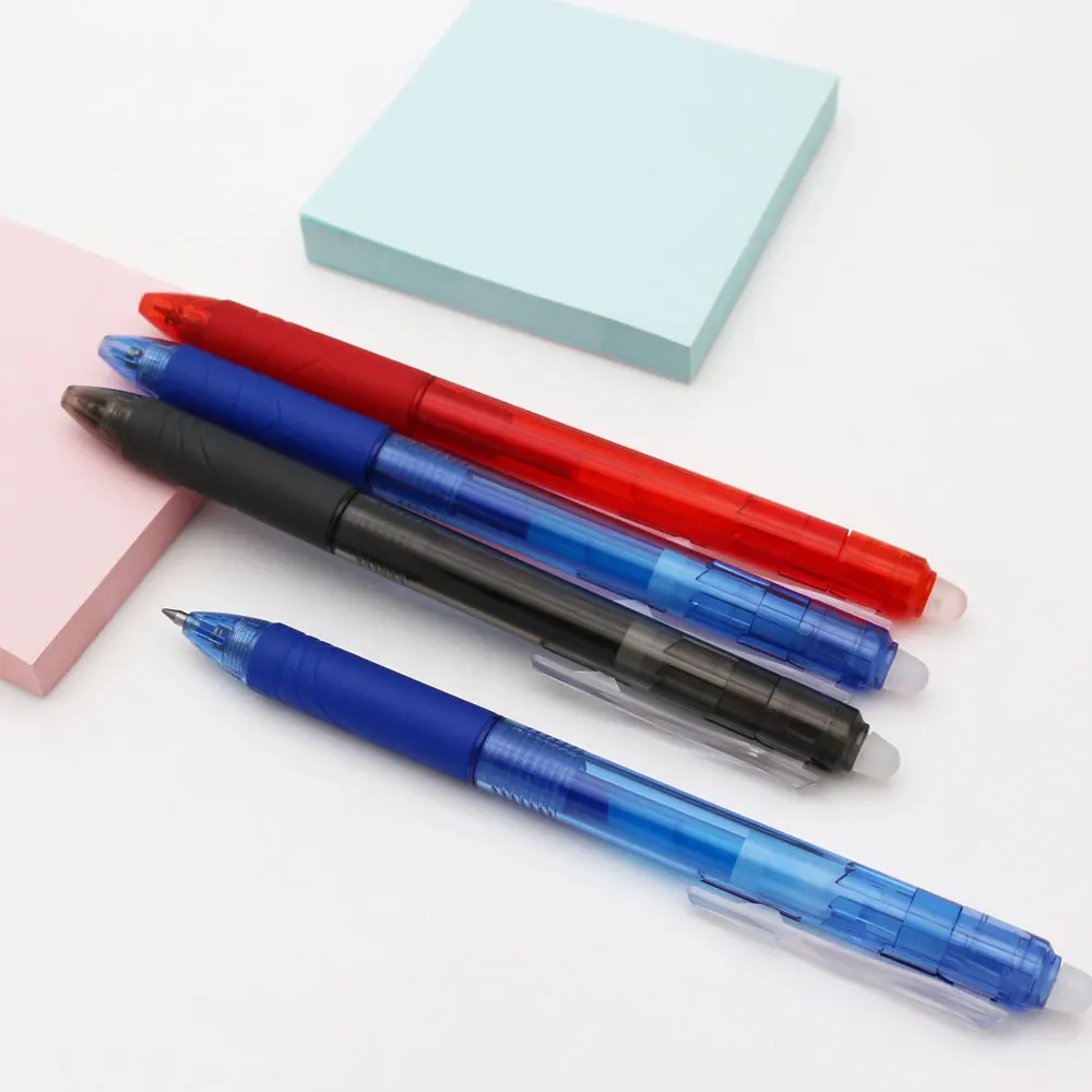 Clicker retractable erasable pens Colored erasable ballpoint Pens ideal for student Drawing and Easy Correction