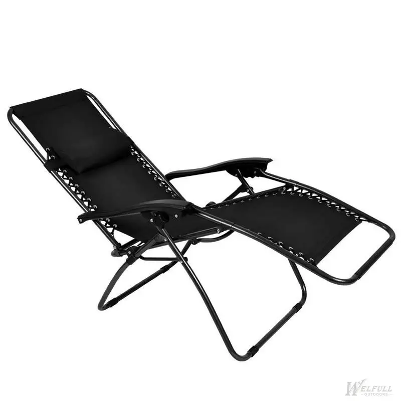 OEM Garden Furniture Stainless Steel Adjustable Folding Reclining Sun Deck Chair