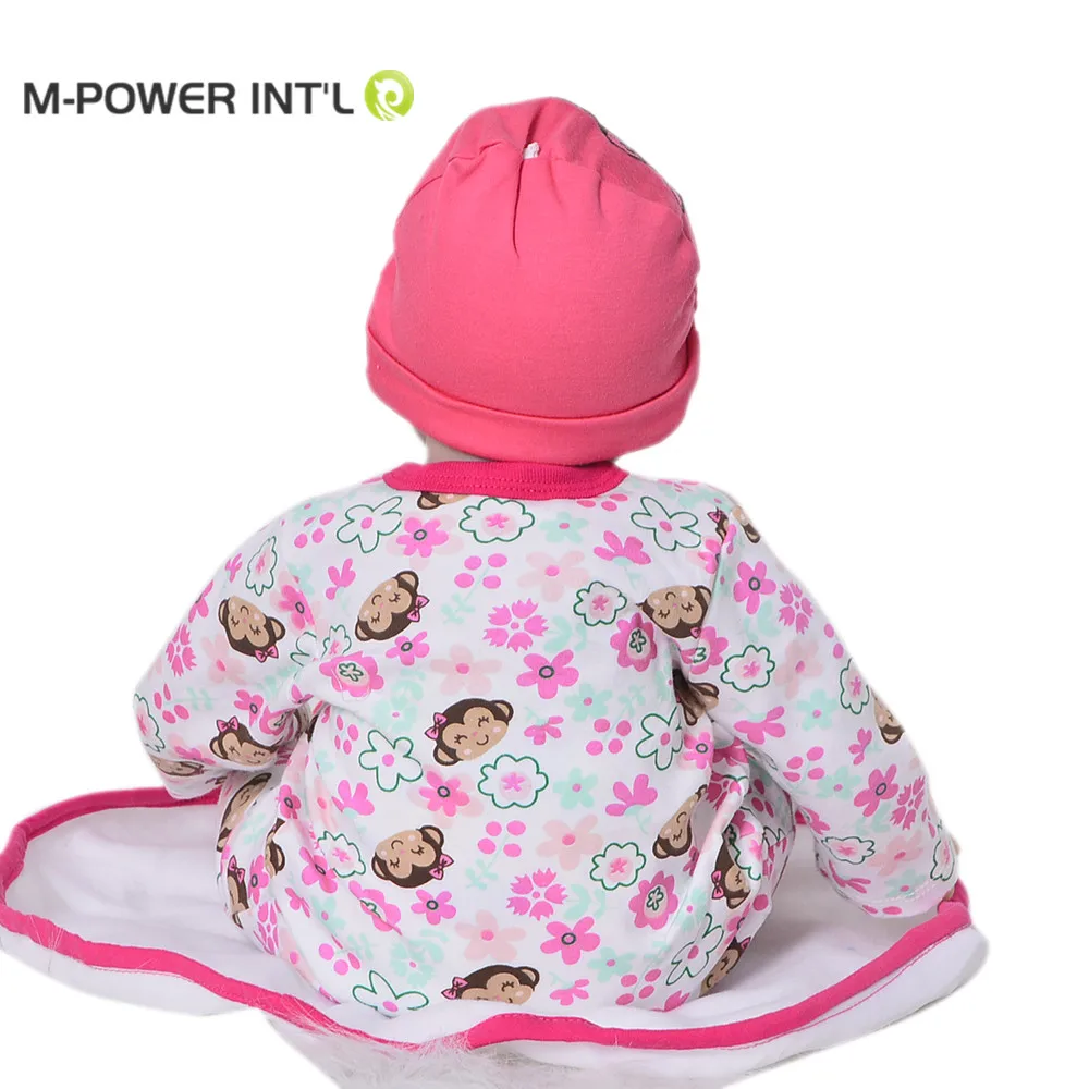 Hot sale 2023 toys cheap lifelike full body 22 inches silicone vinyl reborn babies with pacifier bottle