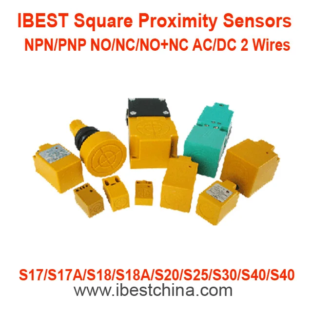 M18 4 Pin Connector Metal Detect Inductive Proximity Sensor Switch  NPN/PNP NO+NC 5Vdc/12V/24VDC IP67 Waterproof (IBEST)