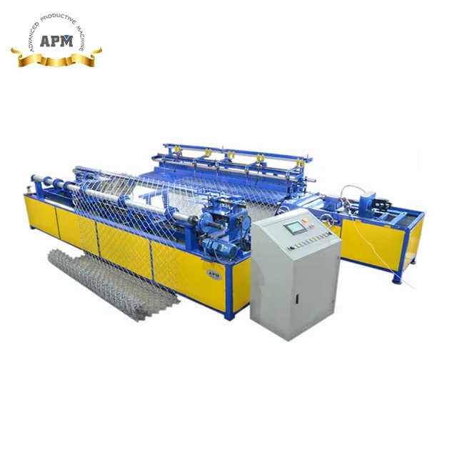 APM-full automatic chain link fence equipment machine for India business