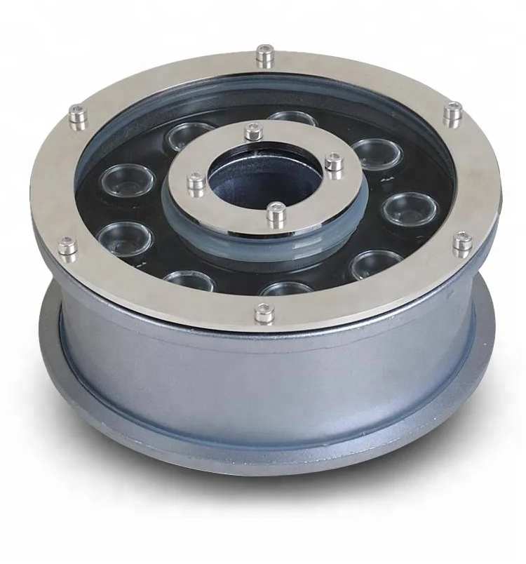 Stainless Steel DC24V DMX RGB IP68 Donut Ring LED Underwater Light Underwater LED Donut Pond Ring Lights