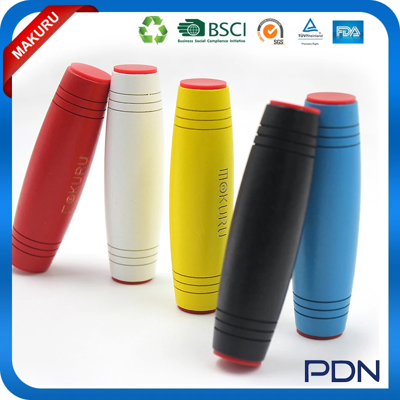 Wood mokuru rollver toy Fidget Stick Kururin Table Top Desk Skill-Based Fidget Spinner Toy