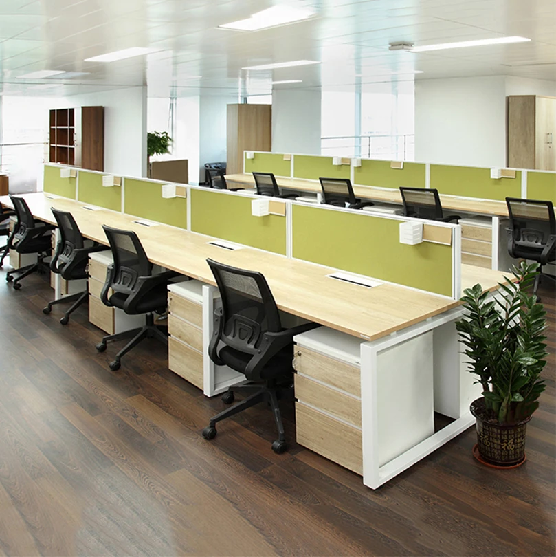 Factory customization modern new design Modular  office  workstation staff open benching