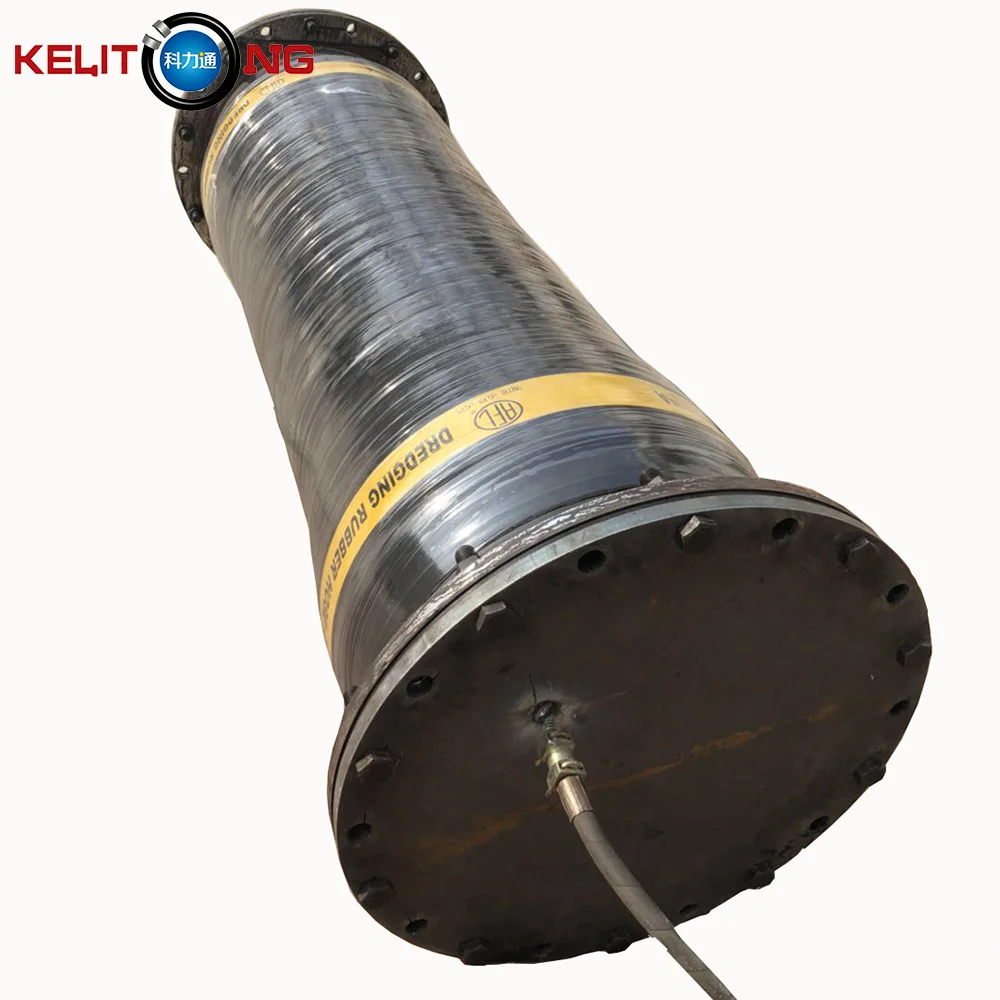Flexible dredge hose for mud slurry suction discharge large diameter marine floating dredging hose
