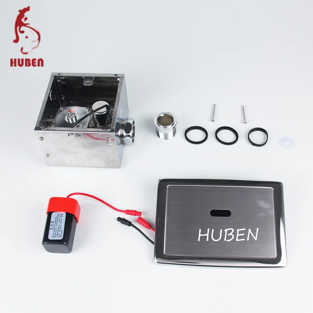 
Automatic sensor toilet flusher in wall 