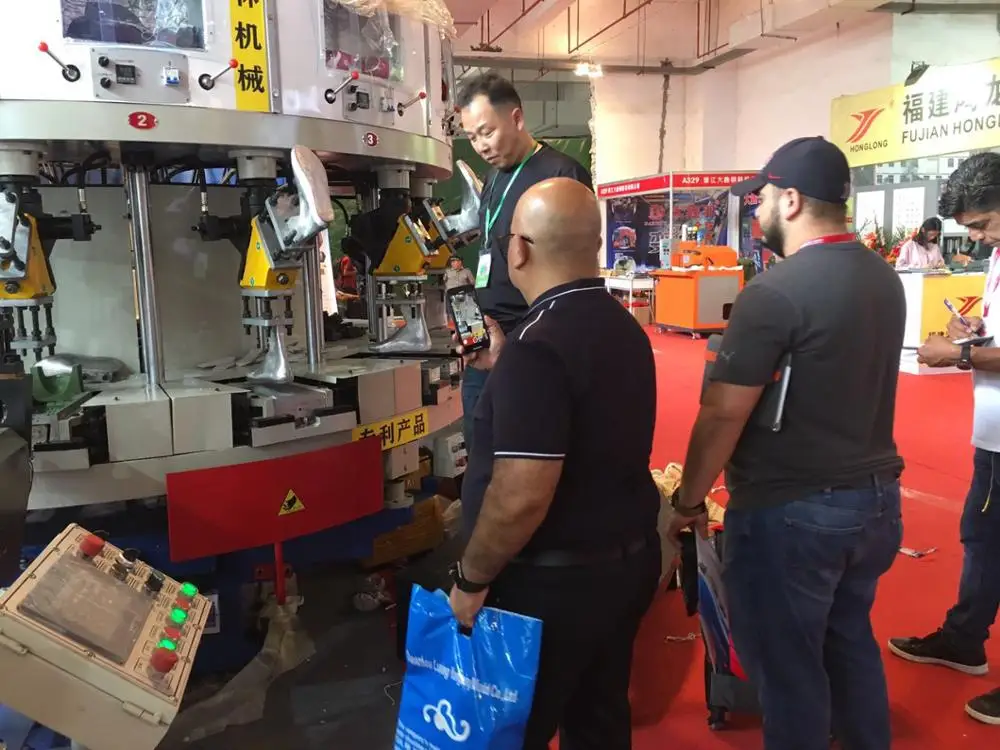 
Full automatic last turning PVC injection shoe making machine 