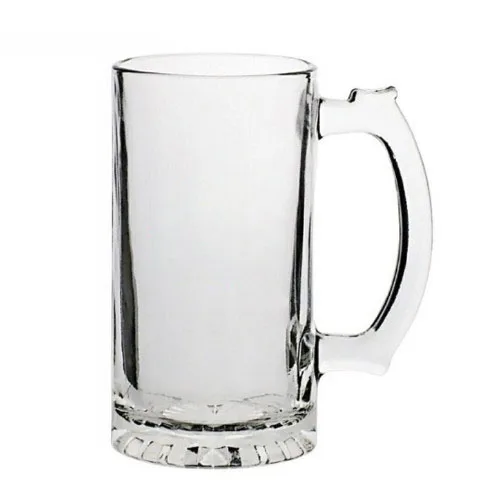 German Beer Mug with Handle Custom Logo Beer Mug High Clear Glass Cup For Beer
