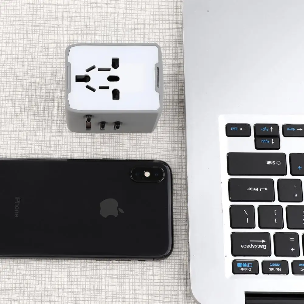 
2019 Newest BS8546 smart world travel adapter australia chinese plug with 4 usb 