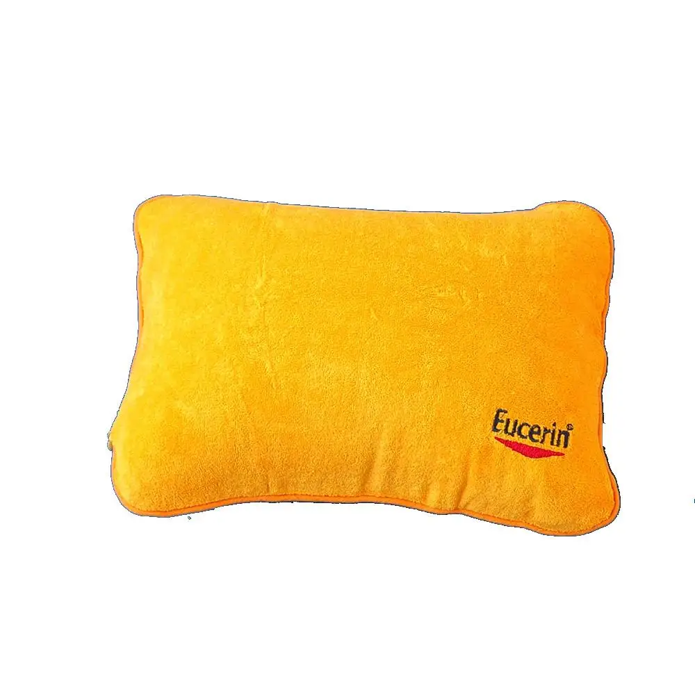 inflatable beach pillow with towel cover