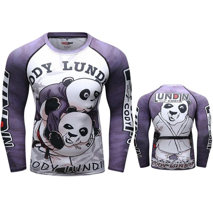 Cody Lundin custom rashguard с длинным рукавом bjj rashguard mma