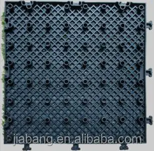 wholesale DIY synthetic garden grass floor tiles
