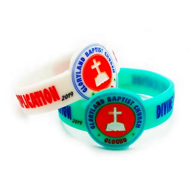 Direct Factory Price Custom Logo Silicone Wristband Business Promotion Silicone Bracelet