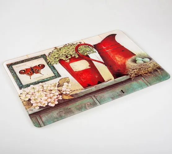 Персонализированная доска для резки овощей из закаленного стекла