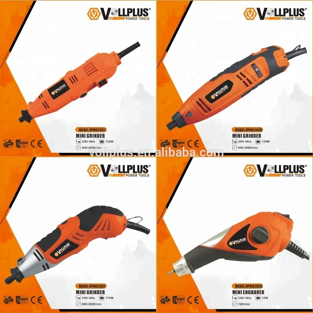 VOLLPLUS VPMG2007 170W micro motor handpiece electric mini grinder