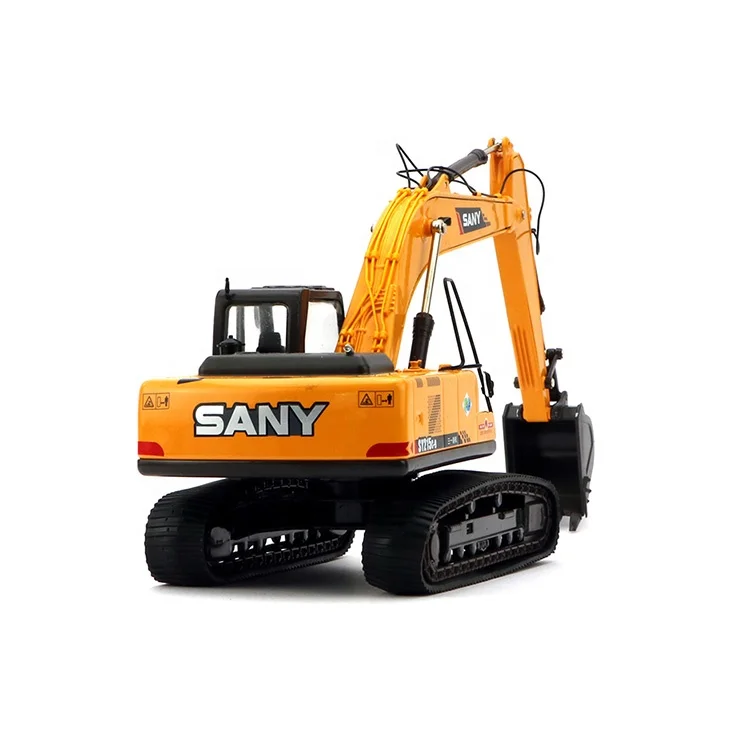 High quality 1/35 scale model diecast excavator truck model