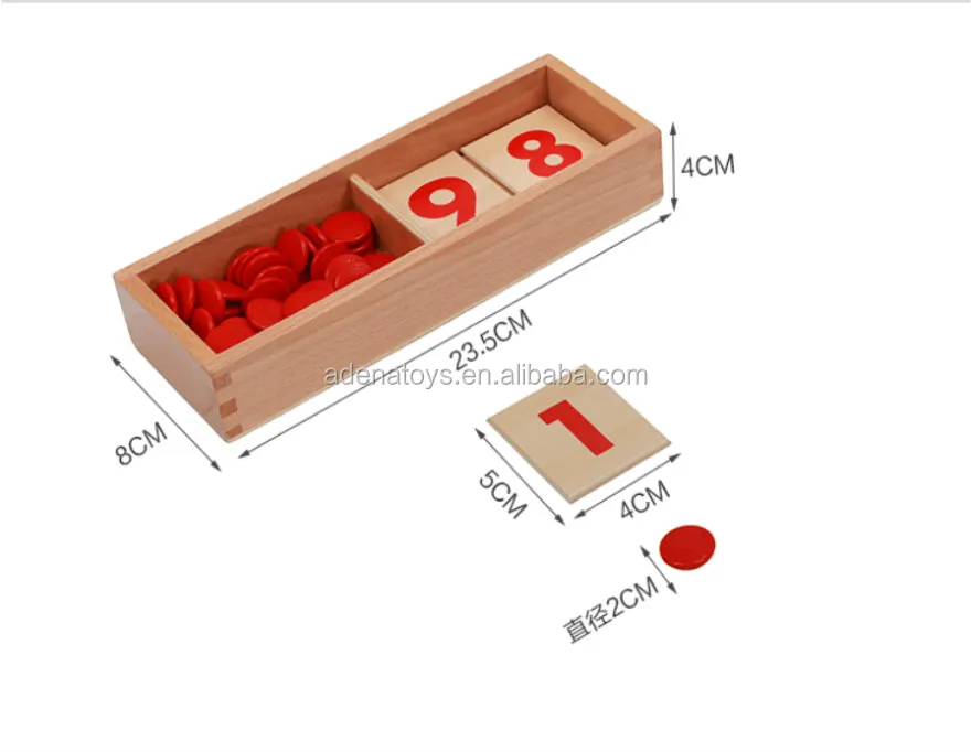 
Montessori Materials in China: Montessori Toys C043 Cards&Counters Educational Toys for Kids 