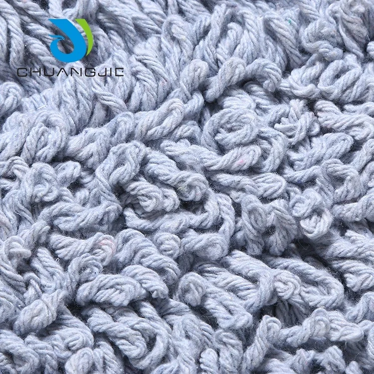 Wholesale professional eco-friendly cleaning flat cotton mop pads