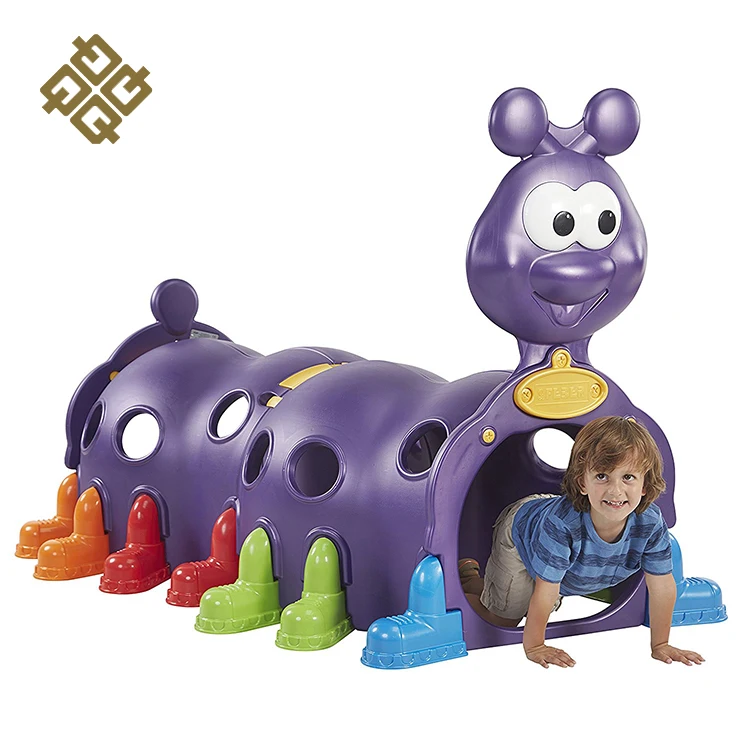 Structure Playground Equipment Low Price Indoor Caterpillar Climbing Play Kids Customized Plastic Playground Colorful 10 Sets