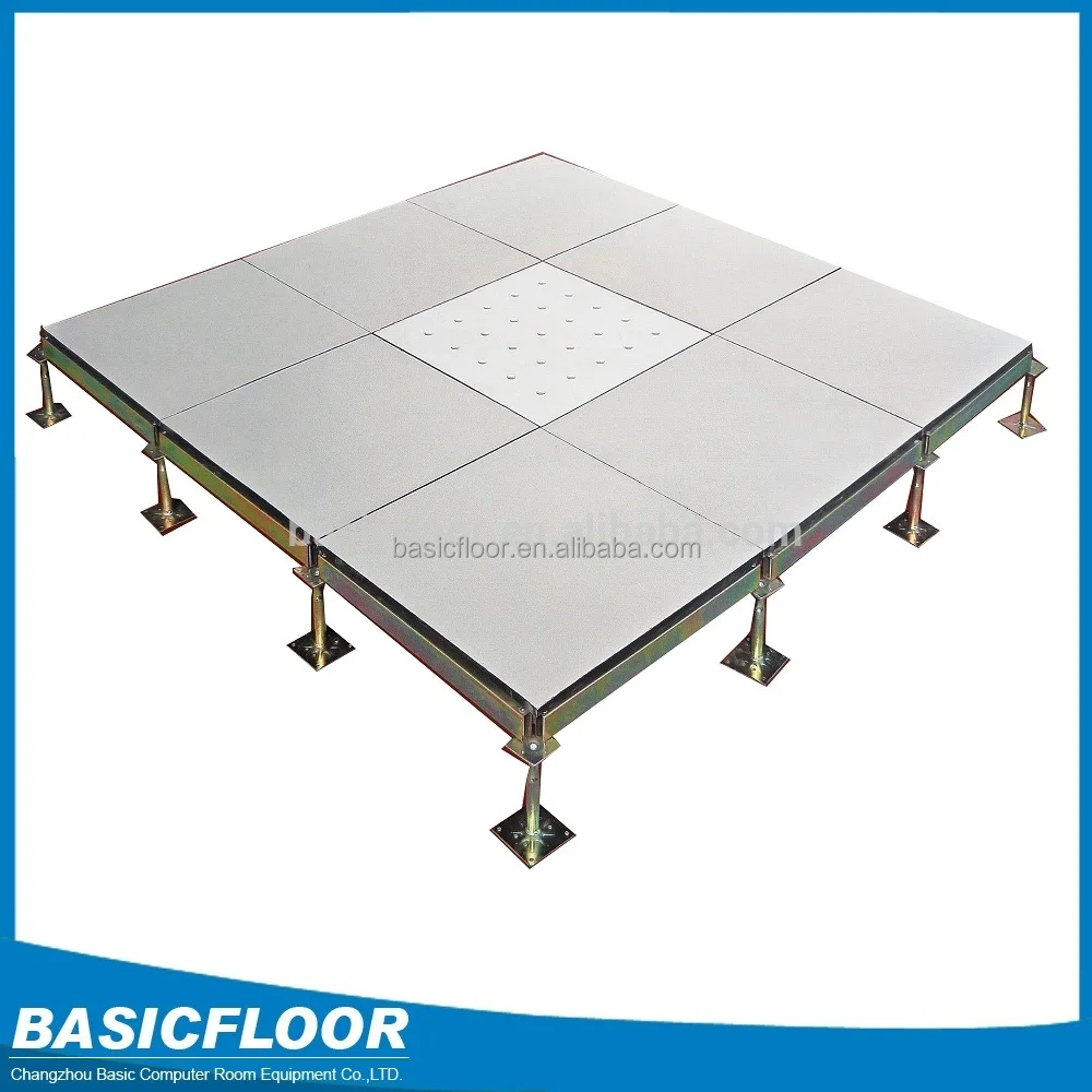 Cheap wholesale anti static data center ceramic covering steel raised floor
