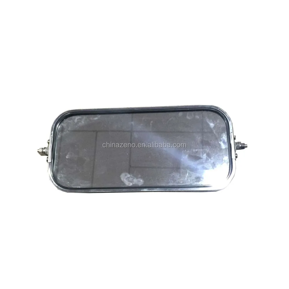 American Truck Mirror 7" x 16" Stainless Steel 97861