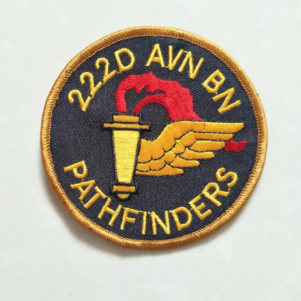 
Gift shop self-adhesive embroidery patch custom logo patches military patch 