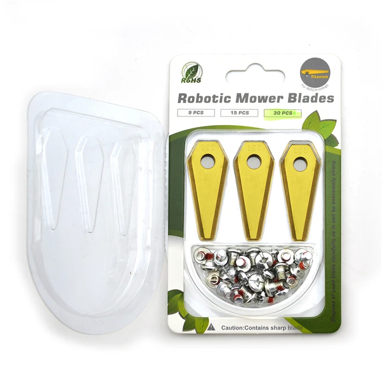 49*19*1mm Titanium Coating Robot Lawn mower Blade